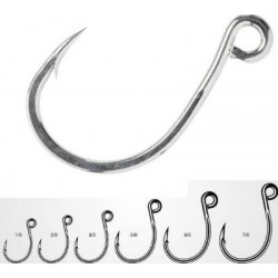 Mustad 39950 TNP Demon Perdect Circle Triangle Point Hook Silver