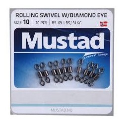 MUSTAD DIAMOND EYE ROLLING...